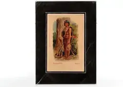 Dayak headhunter from Borneo Island